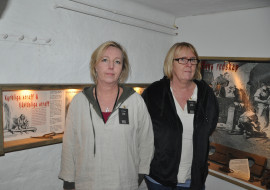 Museets värdar Yvonne och Kerstin